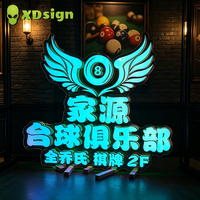 XDSIGN LED personnalisable rapide, nouveau style américain Abyss, livraison rapide, design personnalisé, extérieur, pour animalerie, bar, food truck et salle de sport