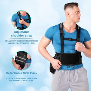 Ceinture de protection professionnelle pour le travail lourd en usine, soutien lombaire inférieur - Product Image 4