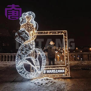 Customized 2d Figure Christmas Lights For Street & Holiday <b>Landscape</b> Decorative <b>Photo</b>-op For Holiday Festival - Product Image 6