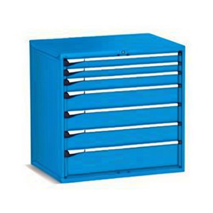 Armoire à tiroirs Fami Master Key Comfort, 7 tiroirs, 1020x726x1000 mm, rouge rubis RAL3003, rangement d'outils - Product Image 2