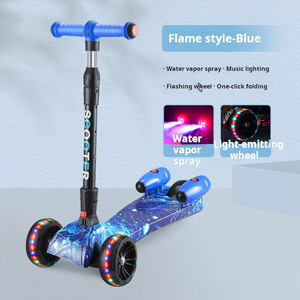 Monopattino a Tre <span class=keywords><strong>Ruote</strong></span> con Luci e Musica Bluetooth per Bambini in Vendita - Product Image 3