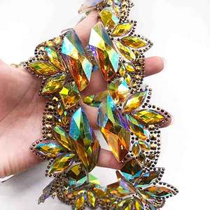 Personnalisé coudre sur charme strass coupe fer sur cristal coupe pour les événements de <span class=keywords><strong>carnaval</strong></span> des Caraïbes 2023 conception de costumes - Product Image 4