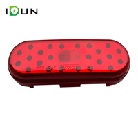 6 pouces ovale 24 volts 26 LED ambre/rouge/clair Submersible arrêt queue tourner inverseTruck remorque feu arrière pour RV remorque camion bateau