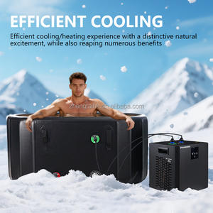 Machine de refroidissement à prix avantageux 1/3HP Petite baignoire à immersion froide avec filtre externe pour machine de bain de glace - Product Image 5