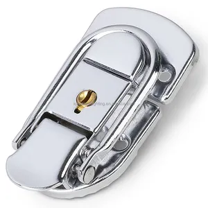 Veiligheid Handtas Metalen Toggle Klink Hasp Lock Koffer Klink Toolbox Houten Case Chrome Plated Toggle Klink Sloten