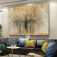 Affiche d'art mural et impressions arbre abstrait toile peinture mur Art photo affiche salon décor à la maison