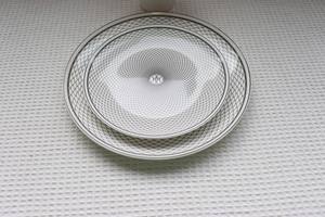 Ensembles de salle à manger de luxe, décorations pour la maison, vaisselle et assiettes, porcelaine osseuse d'Europe occidentale, vente en gros, ensemble de 2 assiettes - Product Image 3