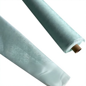 Tissu Organza Jacquard 100% <span class=keywords><strong>Soie</strong></span> <span class=keywords><strong>de</strong></span> Mûrier 12mm 140cm 58gsm, Tulle Rigide Résistant à l'Abrasion pour Vêtements Cheongsam - Product Image 2