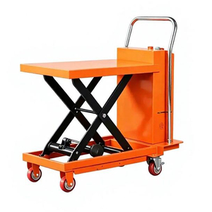 Table élévatrice à ciseaux électro-hydraulique, capacité 1000 kg, hauteur max. 6 m, chariot plateforme mobile industrielle en alliage d'aluminium - Product Image 6