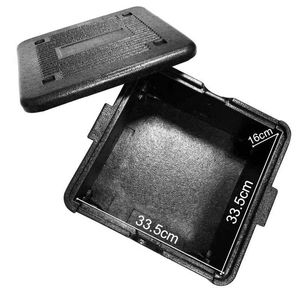 Cooler Styrofoam Foldable Flip Insulated EPP Foam Cooler Box Chest Styrofoam Shipping Cooler Flip Box For Car Outdoor Camping Ice Buckets Tongs