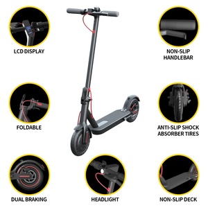 Scooter Eléctrico Plegable con Motor de 36V, Neumático de 8.5 Pulgadas, Rápido, para Adultos, con APP, K10, Stock en Almacén de la UE, 36V - Product Image 4