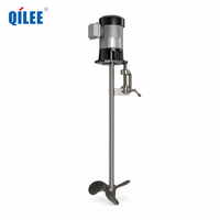 Agitateur vertical QILEE, mélangeur mobile, mini-agitateur, réservoir de floculation, agitateur avec commande PLC