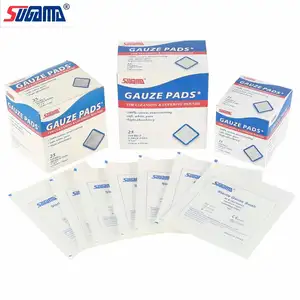 Absorberende Katoen Steriele Gaas Wattenstaafje Pack 10*10Cm