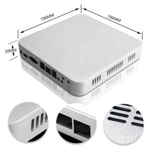 Industrial Mini PC Electronic Project Box Casing Custom CNC Aluminum Alloy Extrusion Desktop Mini Computer Set Top <b>Enclosures</b> - Product Image 2