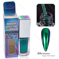 Poudre liquide miroir caméléon professionnelle Bojun MFDA 16 couleurs, pigment métallique pour ongles, chrome, sans TPO, MSDS, vente en gros