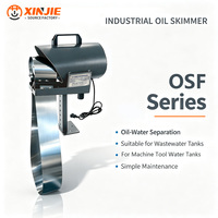 Système de récupération d'huile à fixation magnétique à prix de gros, séparateur d'huile flottant double face 45L/heure pour réservoir industriel