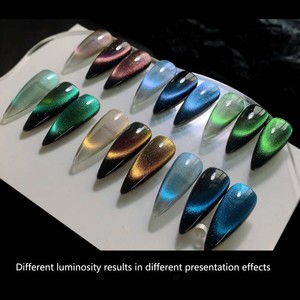 Vernis à ongles flexible effet œil de chat arc-en-ciel, haute visibilité, nouvelle peinture à ongles photothérapie œil de chat pour la beauté - Meilleures ventes - Product Image 5