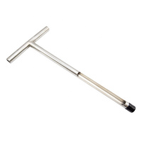 Sonde d'échantillonnage de sol en acier inoxydable de 20 pouces avec poignée en T, outil tubulaire pour l'échantillonnage de carottage de sol pour pelouse, jardin, ferme et parcours de golf