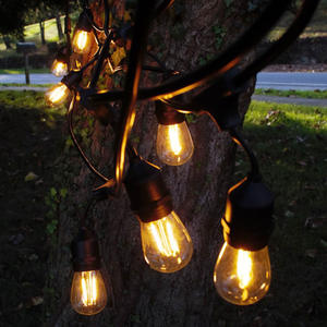 Guirlande lumineuse décorative S14 pour extérieur, ampoule E27, étanche, pour camping, festivals, décoration de cour et de tente – Nouveauté 2026, Vente Flash - Product Image 4