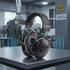 <span class=keywords><strong>Casque</strong></span> <span class=keywords><strong>Bluetooth</strong></span> <span class=keywords><strong>anti</strong></span>-<span class=keywords><strong>bruit</strong></span> à batterie longue durée personnalisé pour les sites industriels et de construction - Product Image 2