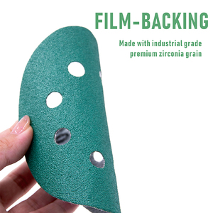 Herramientas abrasivas Papel de <span class=keywords><strong>lija</strong></span> Gancho verde y disco de lijado Papel de <span class=keywords><strong>lija</strong></span> adecuado <span class=keywords><strong>para</strong></span> pulido de automóviles - Product Image 3