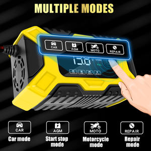 Cargador de batería de coche de 12V 6a, carga de reparación <span class=keywords><strong>auxiliar</strong></span> de arranque completamente automático, carga rápida inteligente <span class=keywords><strong>para</strong></span> batería de plomo-ácido - Product Image 5