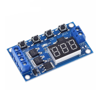 Relais temporisé numérique à double LED MOS Déclencheur DC 12V/24V Cycle Timer Delay Switch Circuit Board DIY Timing Control Module