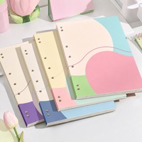 Carnet à spirales A4, reliure à colle froide, pages intérieures personnalisées, couverture bleue