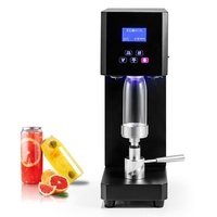 Sellador de latas de aluminio para latas de té, máquina automática de sellado de latas de cerveza, con burbujas de diámetro ajustable de 40-100mm