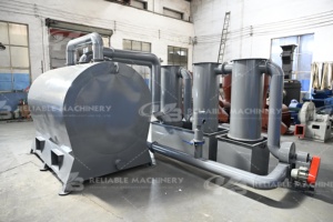 Horno de Carbonización de Briquetas de Madera de Coco 2026, Máquina para Hacer Carbón Vegetal con Motor, Capacidad de 700-800 kg - Product Image 4