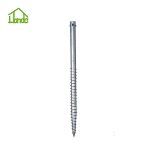 Heavy Duty Ground Screws Helical Piles Ground Screw Foundation for Solar Mounting System