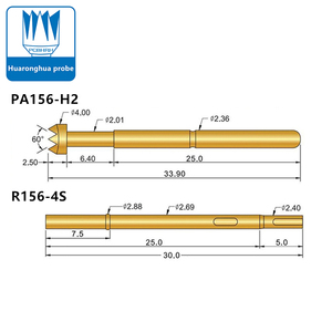 Huaronghua thăm dò P156-Series Tổng chiều dài 33.9mm thimble kim đặt PCB Board Hàn thử nghiệm Doanh mạch tích hợp - Product Image 6