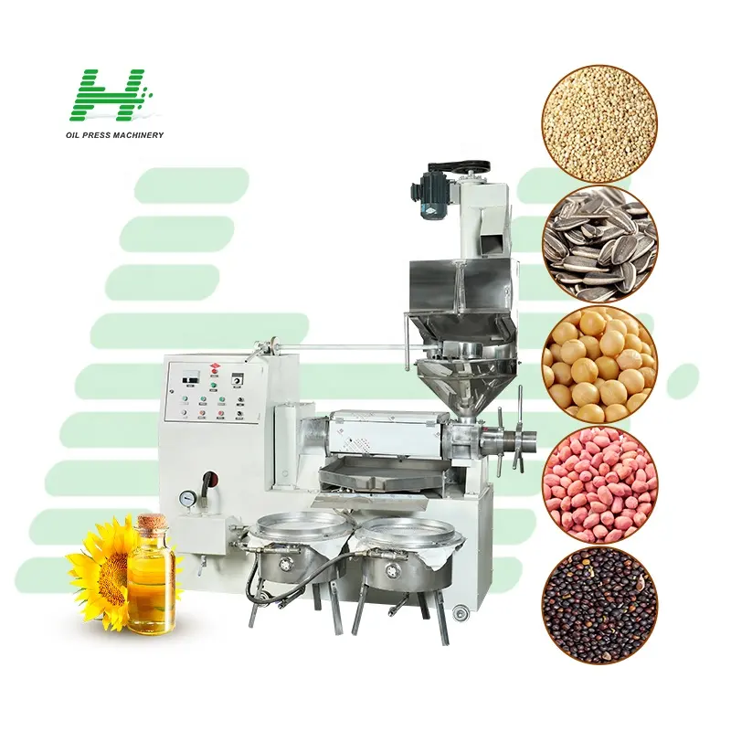 6YL-130 Moringa Öl fördermaschine Avocado Ölpresse Maschine Sojabohnen öl Press maschine Produktions linie