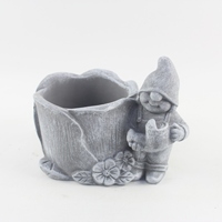 Pots en béton pour jardin et balcon, design printanier, pot à fleurs Sprite de forme unique, vente en gros pour les fêtes de Noël