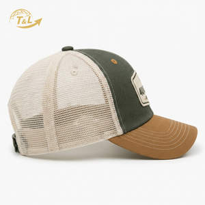 Gorra Trucker de Malla con Bordado 3D Personalizado, Etiqueta Privada 4U BSCI, 6 Paneles, Doble Fila de Broches, Ajustable, Unisex, Marca Personalizada - Product Image 5