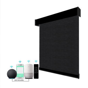 Smart Blackout Roller Shades-Stores motorisés rechargeables avec WiFi/Alexa/Google Home Control & Remote Operation - Product Image 1