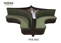 Sofa de café moderne cabines de restaurant ensembles de meubles de restaurant