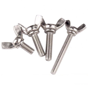 Vis à oreilles en acier inoxydable DIN standard YPH, finition naturelle, vis papillon, vis <span class=keywords><strong>Molly</strong></span>, tailles <span class=keywords><strong>M3</strong></span> à M8, vente directe usine - Product Image 2