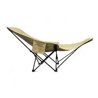 Chaise de lune portable à quatre vitesses réglable Oxford extérieur pliable Style de camping salon inclinable pour pause déjeuner jambe traînant