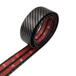 Pare-choc <span class=keywords><strong>de</strong></span> <span class=keywords><strong>porte</strong></span> <span class=keywords><strong>de</strong></span> voiture en caoutchouc <span class=keywords><strong>de</strong></span> carbone, accessoires universel, bande <span class=keywords><strong>de</strong></span> protection anti-rayures, offre spéciale - Product Image 1