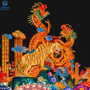 SGFL166 Outdoor Theme Park <b>Lantern</b> Show Waterproof Halloween Festival SilK Tree <b>Lantern</b> - Product Image 6