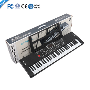 Xách tay 61 Phím Bàn Phím Điện Tử Âm Nhạc Đàn Piano Với Được Xây Dựng Trong Loa Âm Nhạc Tấm Đứng Đồ Chơi Nhạc Cụ Để Bán - Product Image 6