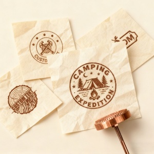 Pièces de traitement personnalisées, logo en relief, papier, cuir, estampage à chaud, moule en cuivre personnalisé - Product Image 1