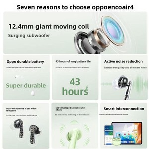 Audífonos Inalámbricos OPPO <span class=keywords><strong>Enco</strong></span> <span class=keywords><strong>Air</strong></span> 4 Usados con Cancelación Activa de Ruido 5.4, Baja Latencia, Batería de Larga Duración y Diseño Intraaural - Product Image 5