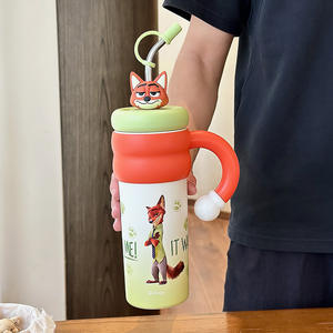 Gobelet isotherme Disney Stitch 20 oz avec paille et poignée pour enfants et adultes – Retour à l'école Été 2025 - Product Image 2