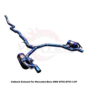 Vortex Racing-Spec Gradient Ti Header-<b>Back</b> Setup For Mercedes-Benz AMG GT50 GT53 3.0T 2019-2024 Tuning - Product Image 2