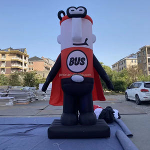 Décoration de vacances en plein air géante gonflable de <span class=keywords><strong>Superman</strong></span> de dessin animé - Product Image 1