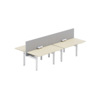 Bureau debout réglable en hauteur OMNI Safety Lock, mobilier de bureau réglable