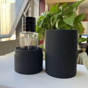 Flacone per Profumo all'Ingrosso da 30 <span class=keywords><strong>ml</strong></span>, <span class=keywords><strong>50</strong></span> <span class=keywords><strong>ml</strong></span>, 100 <span class=keywords><strong>ml</strong></span>, in Vetro Trasparente a Tubo Rotondo con Spruzzatore e Tubo di Carta - Product Image 2