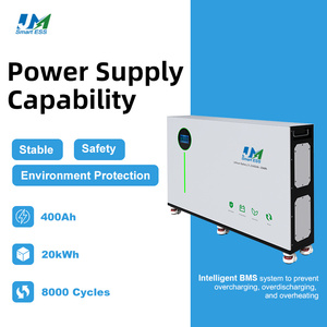 Système de stockage d'énergie Powerwall Jm Factory OEM ODM 48V 51.2V 400Ah, batterie 20 kWh, batteries au phosphate de fer lithium Jm-w-48v - Product Image 5